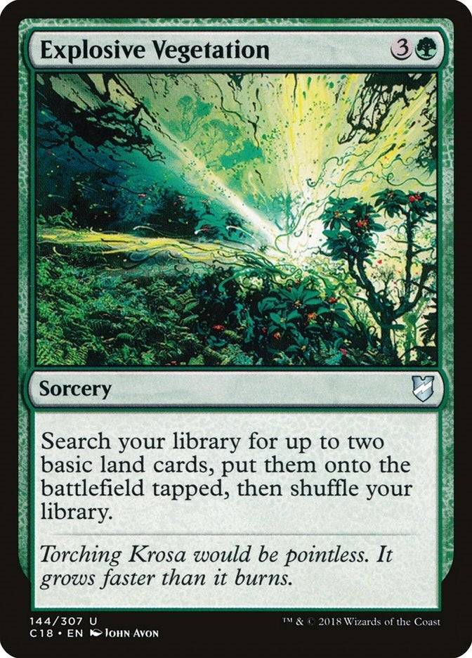 Image for Explosive Vegetation (144) (C18) - Magic: The Gathering