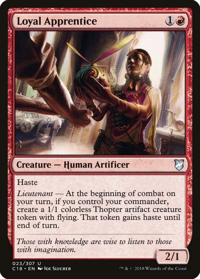 Image for Loyal Apprentice (23) (C18) - Magic: The Gathering