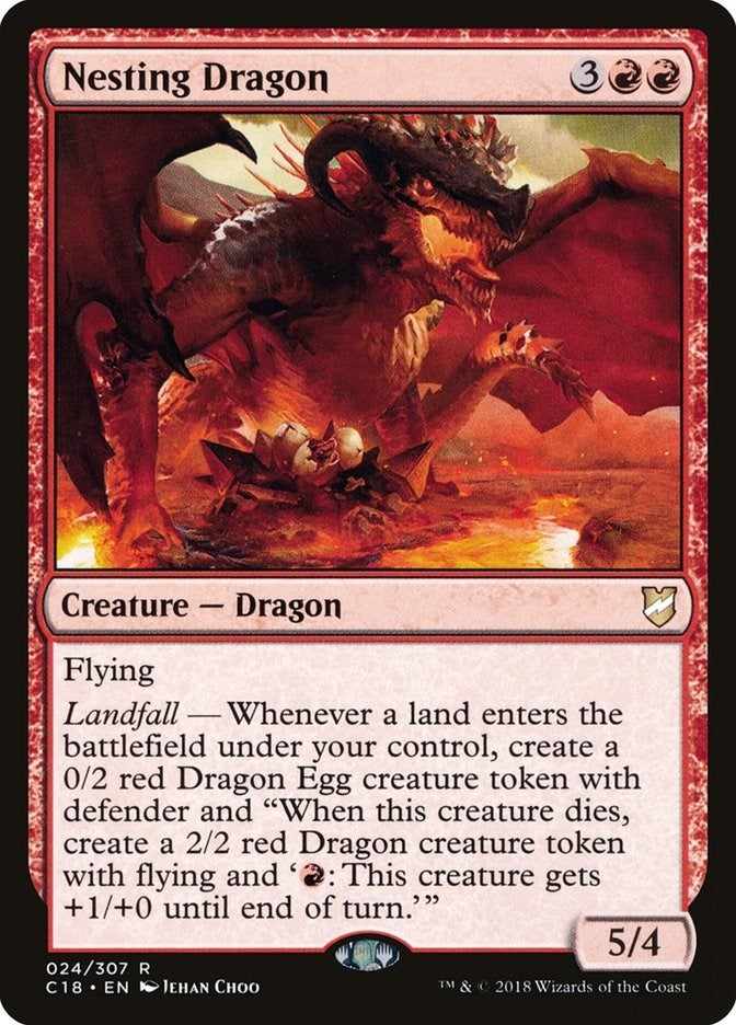 Image for Nesting Dragon (24) (C18) - Magic: The Gathering