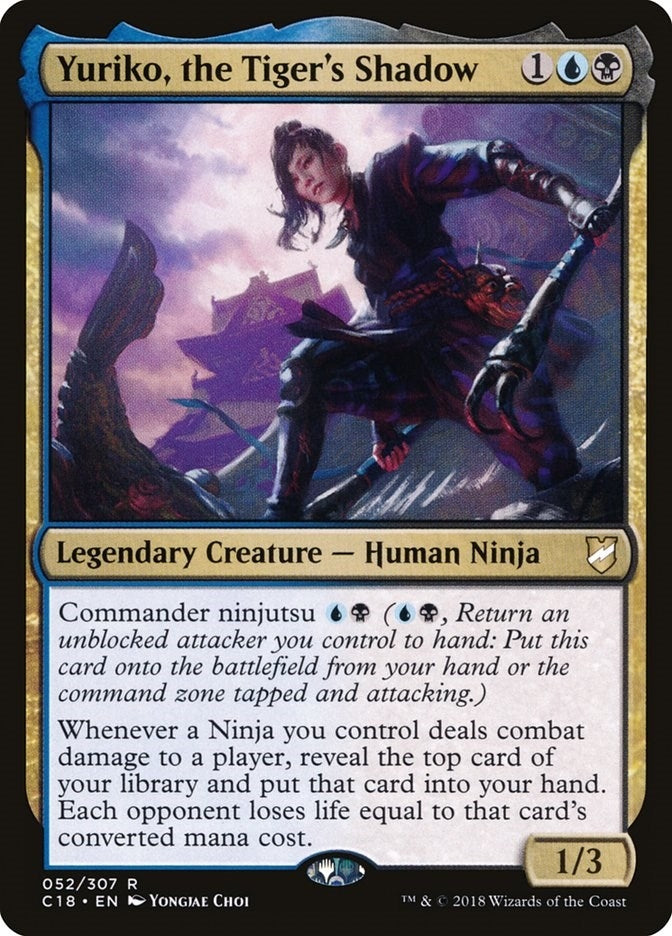 Image for Yuriko, the Tiger's Shadow (52) (C18) - Magic: The Gathering