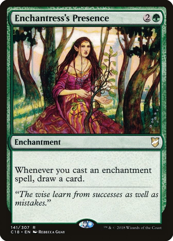 Image for Enchantress's Presence (141) (C18) - Magic: The Gathering