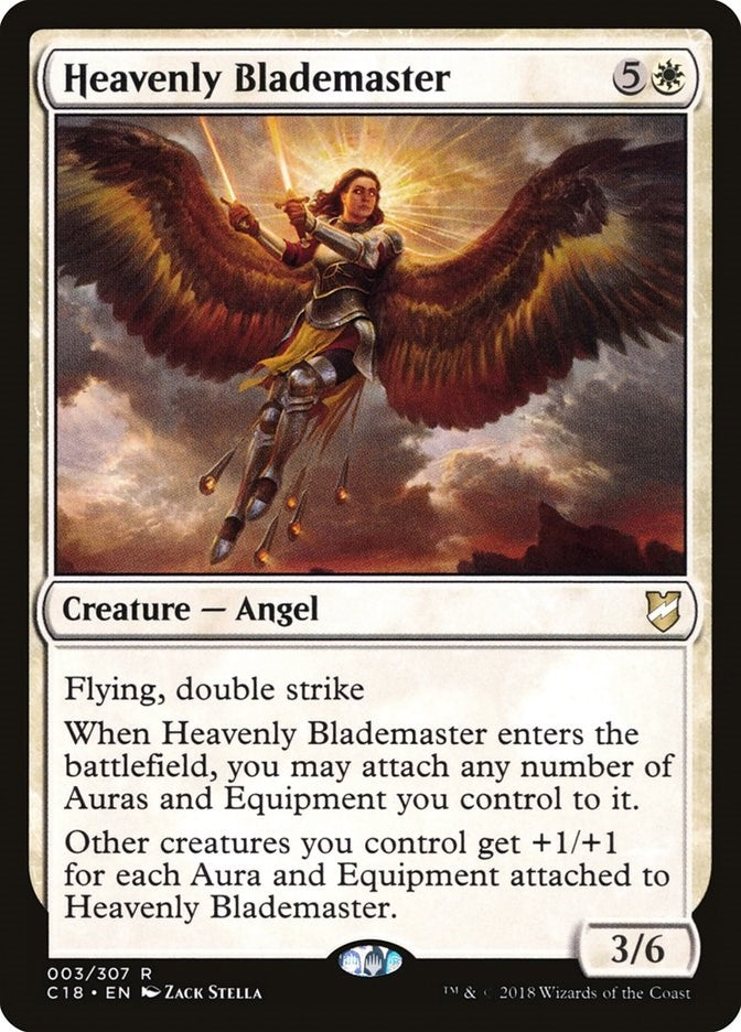Image for Heavenly Blademaster (3) (C18) - Magic: The Gathering