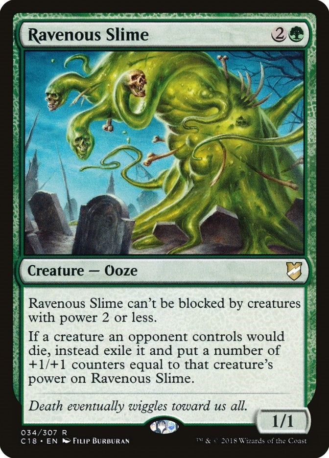 Image for Ravenous Slime (34) (C18) - Magic: The Gathering