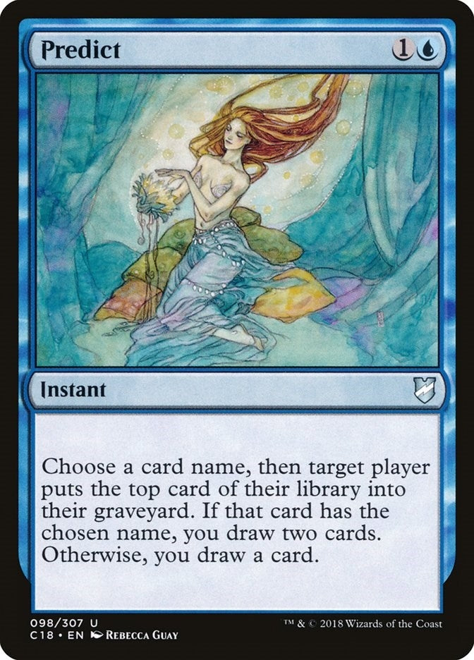 Image for Predict (98) (C18) - Magic: The Gathering
