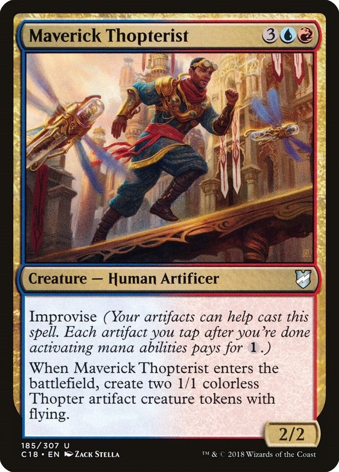 Image for Maverick Thopterist (185) (C18) - Magic: The Gathering