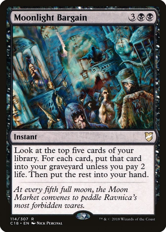 Image for Moonlight Bargain (114) (C18) - Magic: The Gathering