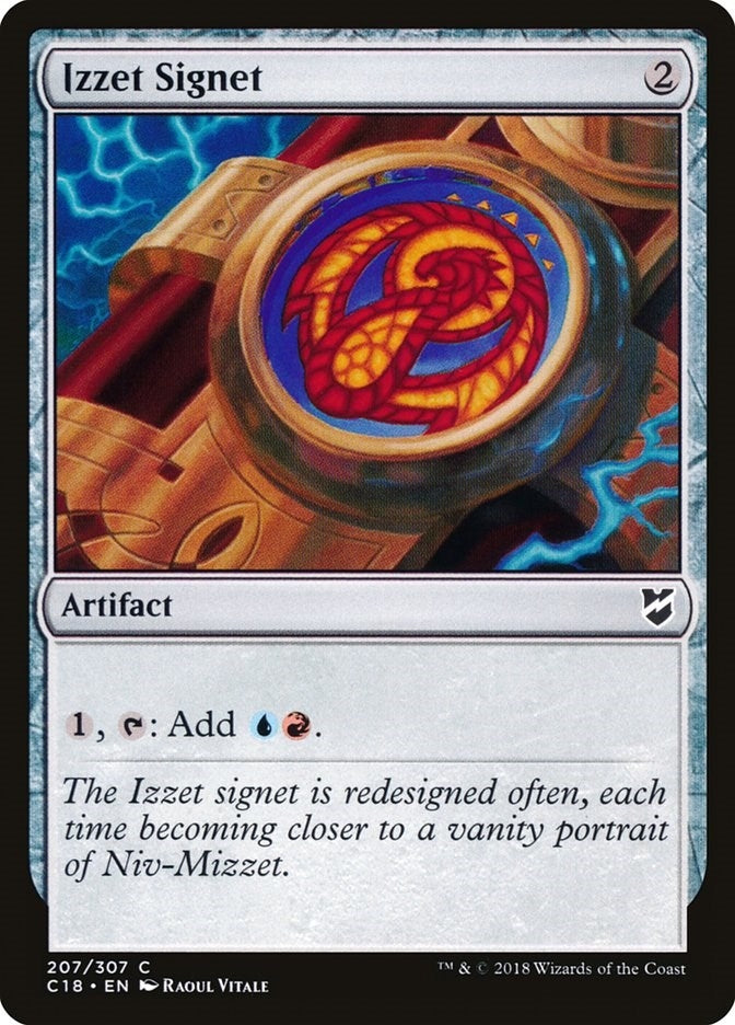 Image for Izzet Signet (207) (C18) - Magic: The Gathering