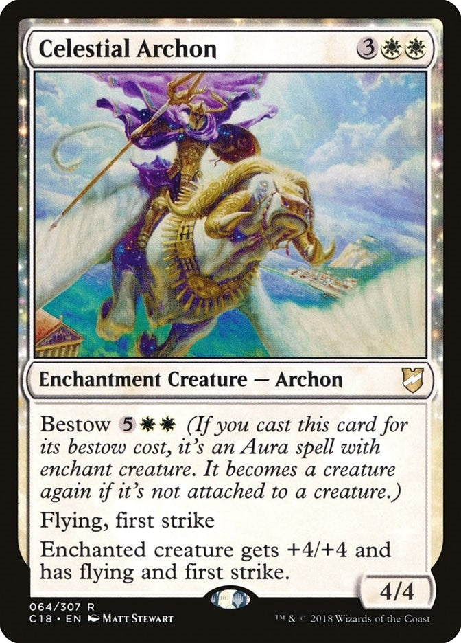 Image for Celestial Archon (64) (C18) - Magic: The Gathering