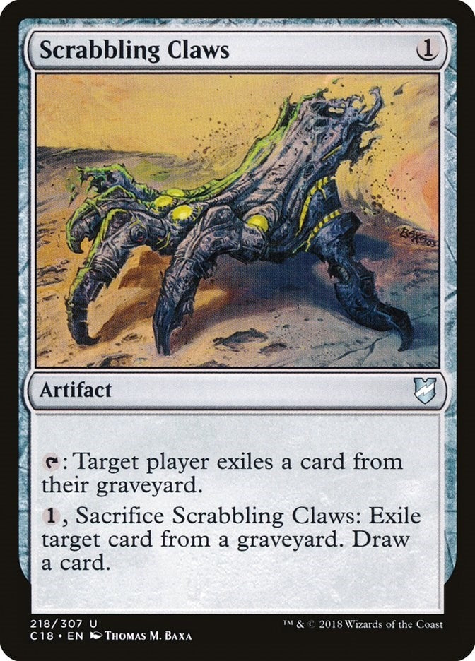 Image for Scrabbling Claws (218) (C18) - Magic: The Gathering