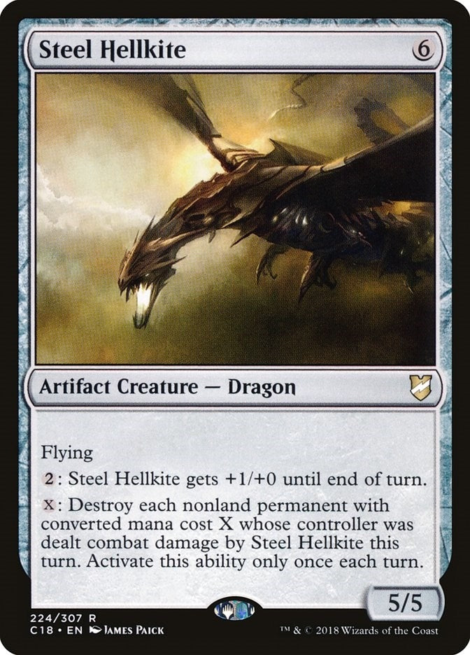 Image for Steel Hellkite (224) (C18) - Magic: The Gathering