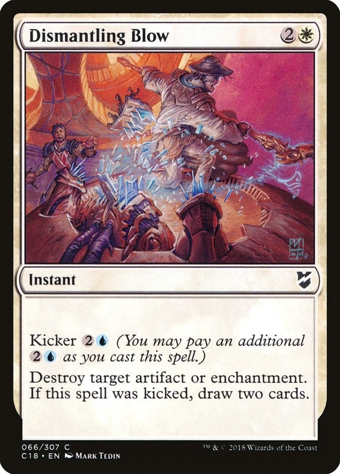 Image for Dismantling Blow (66) (C18) - Magic: The Gathering