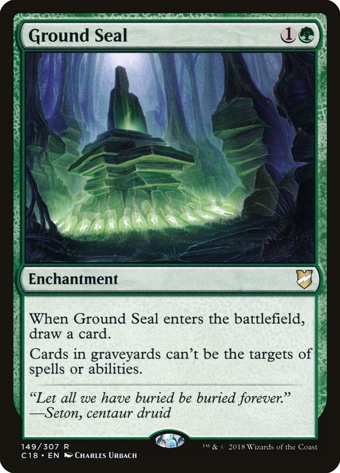 Image for Ground Seal (149) (C18) - Magic: The Gathering