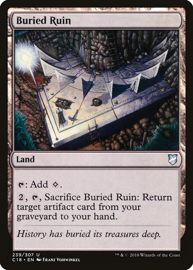 Image for Buried Ruin (239) (C18) - Magic: The Gathering