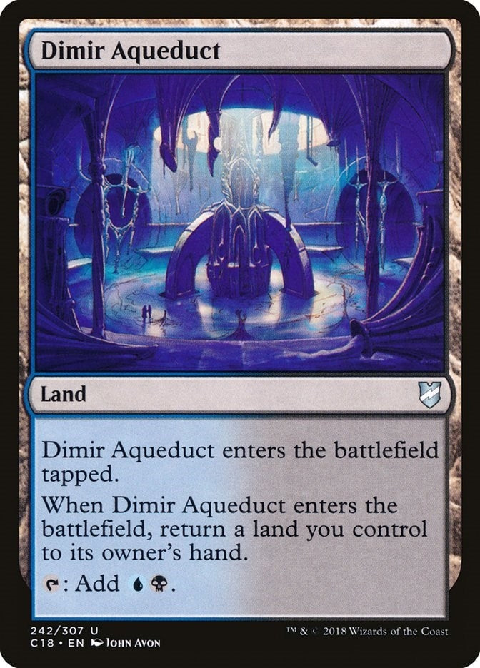 Image for Dimir Aqueduct (242) (C18) - Magic: The Gathering