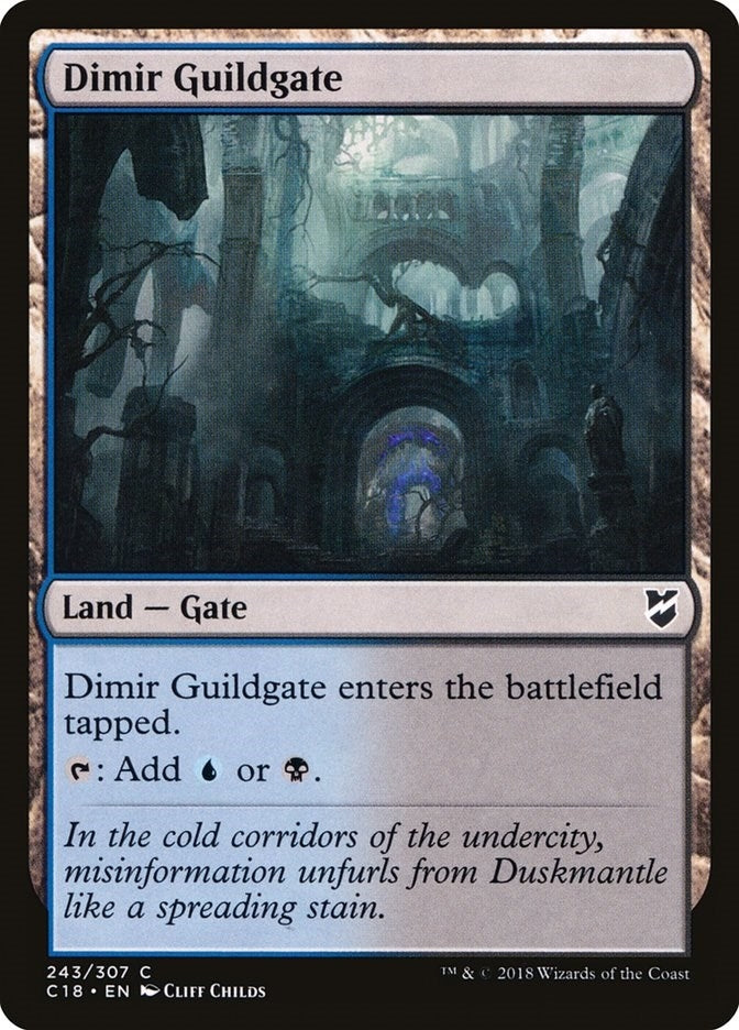 Image for Dimir Guildgate (243) (C18) - Magic: The Gathering