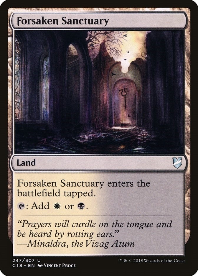 Image for Forsaken Sanctuary (247) (C18) - Magic: The Gathering