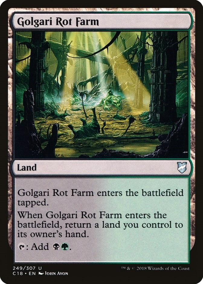 Image for Golgari Rot Farm (249) (C18) - Magic: The Gathering