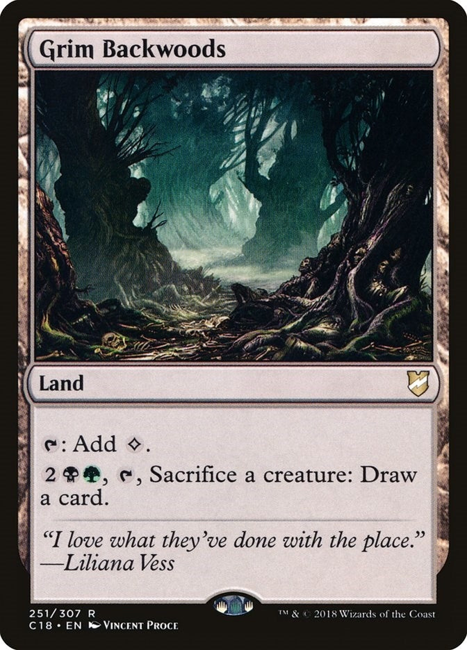 Image for Grim Backwoods (251) (C18) - Magic: The Gathering