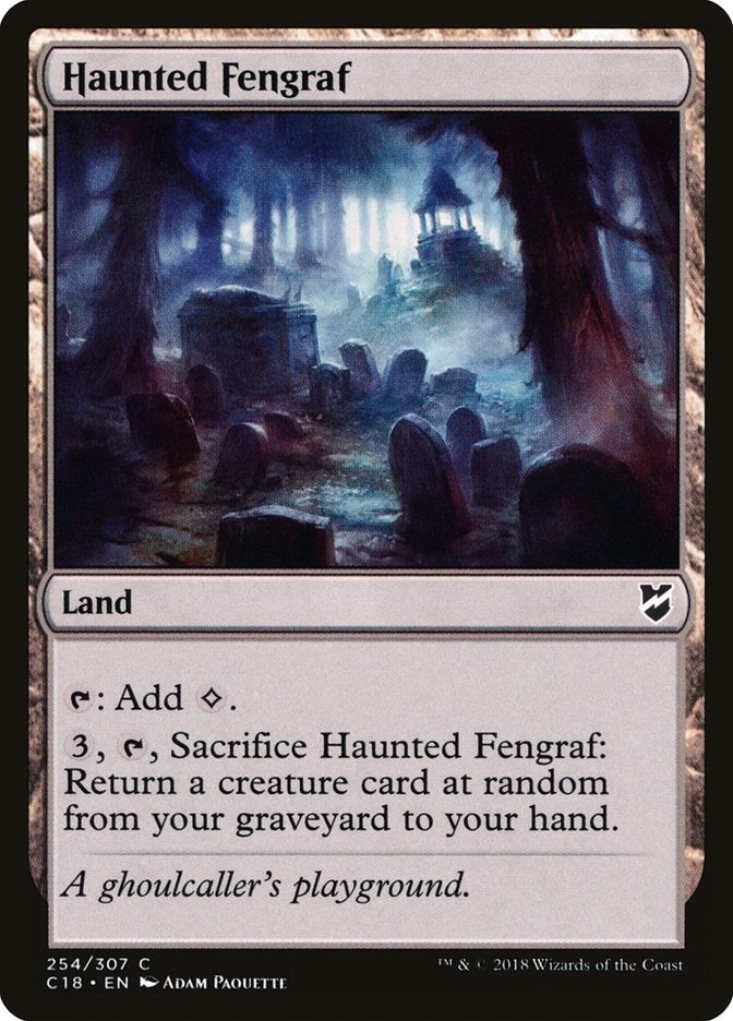 Image for Haunted Fengraf (254) (C18) - Magic: The Gathering