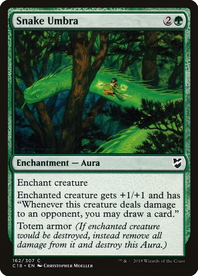 Image for Snake Umbra (162) (C18) - Magic: The Gathering
