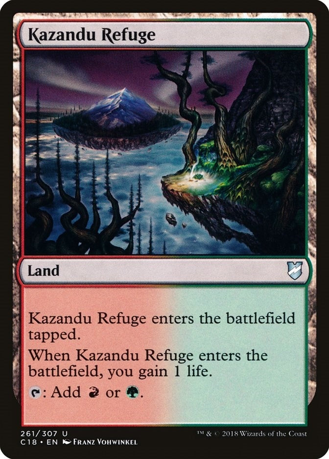 Image for Kazandu Refuge (261) (C18) - Magic: The Gathering