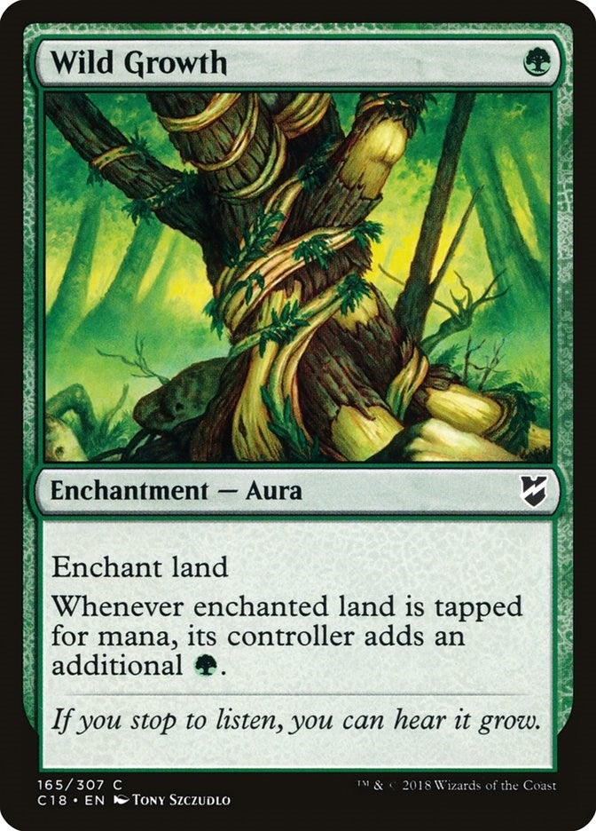Image for Wild Growth (165) (C18) - Magic: The Gathering