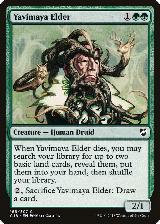 Image for Yavimaya Elder (166) (C18) - Magic: The Gathering