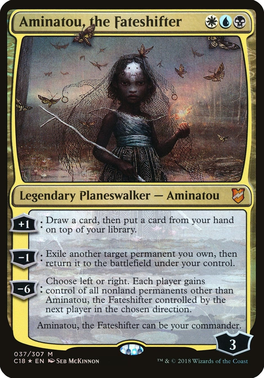Aminatou, the Fateshifter (Commander 2018) (37) (OVER)