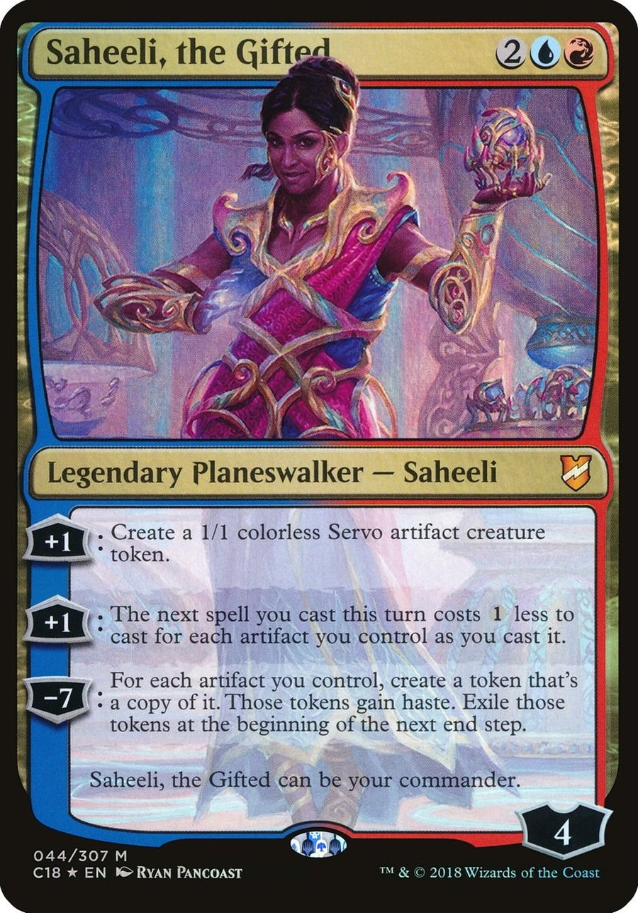 Saheeli, the Gifted (Commander 2018) (44) (OVER)
