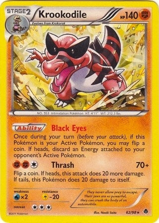 Krookodile - 62/98 (BW Emerging Powers) (062/098) (PR)