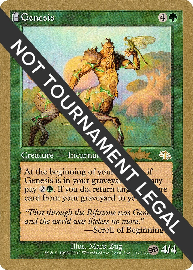 Genesis - 2002 Brian Kibler (JUD) (SB) (WCD)