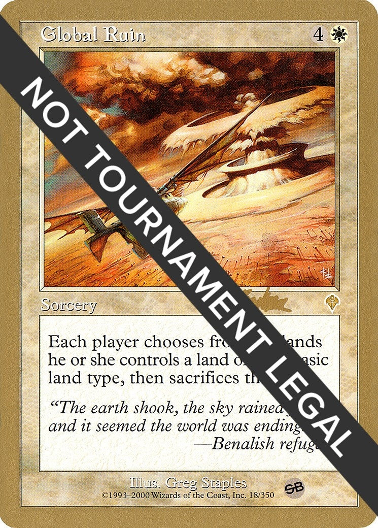 Global Ruin - 2002 Brian Kibler (INV) (SB) (WCD)