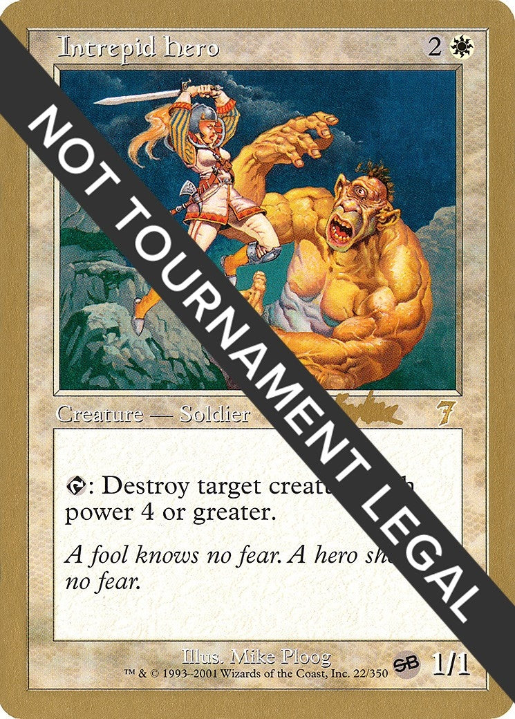 Intrepid Hero - 2002 Brian Kibler (7ED) (SB) (WCD)
