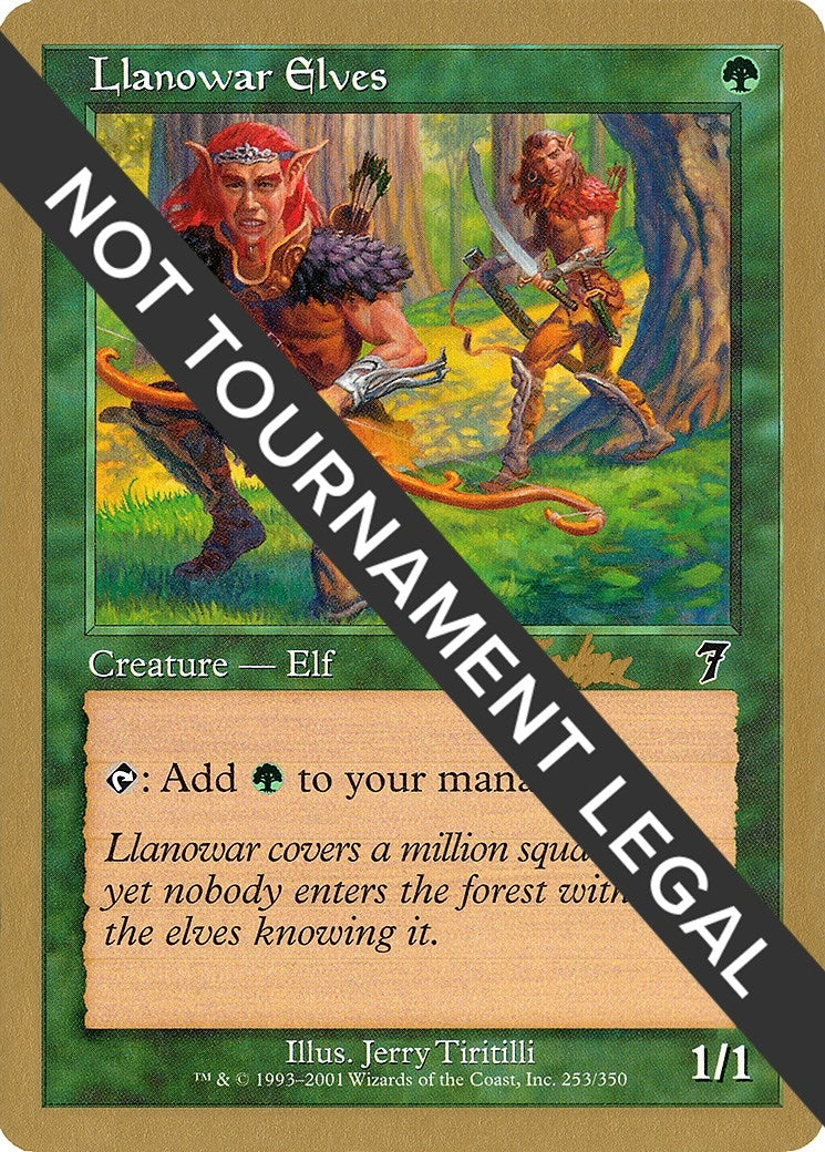 Llanowar Elves - 2002 Brian Kibler (7ED) (WCD)