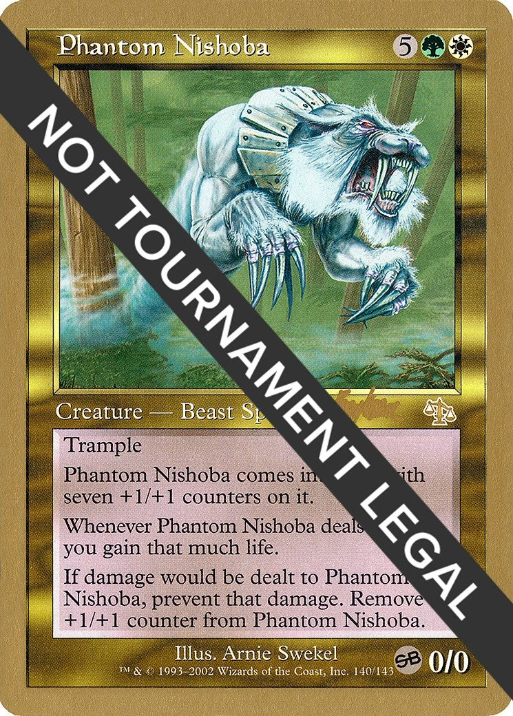 Phantom Nishoba - 2002 Brian Kibler (JUD) (SB) (WCD)