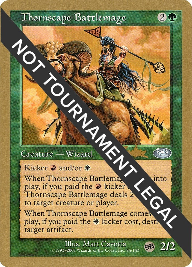 Thornscape Battlemage - 2002 Brian Kibler (PLS) (SB) (WCD)
