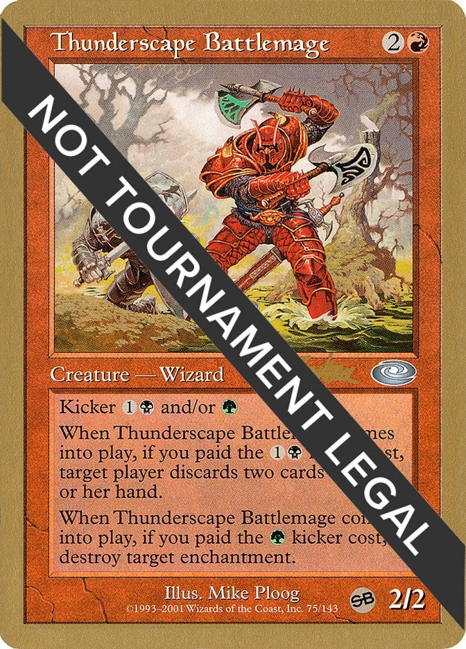 Thunderscape Battlemage - 2002 Brian Kibler (PLS) (SB) (WCD)