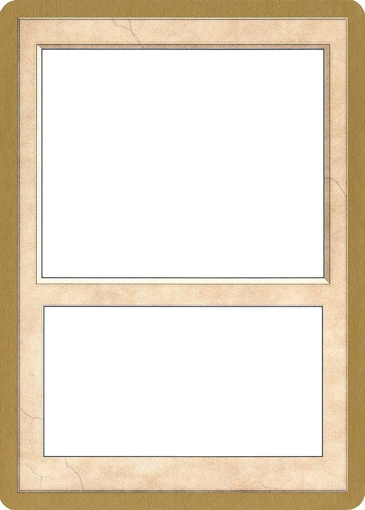 2002 World Championship Blank Card (WCD)