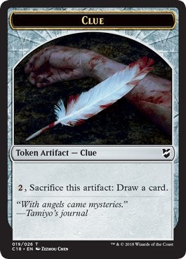 Clue // Construct (021) Double-Sided Token (19 // 21) (C18)