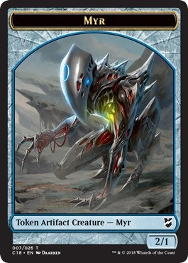 Myr (007) // Thopter (008) Double-Sided Token (7 // 8) (C18)