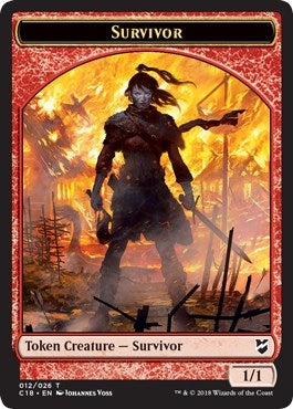 Survivor // Myr (023) Double-Sided Token (12 // 23) (C18)