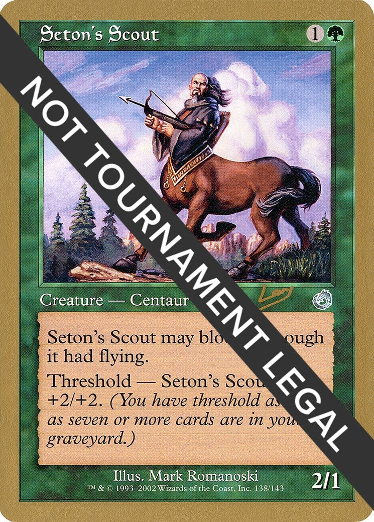 Seton's Scout - 2002 Raphael Levy (TOR) (WCD)