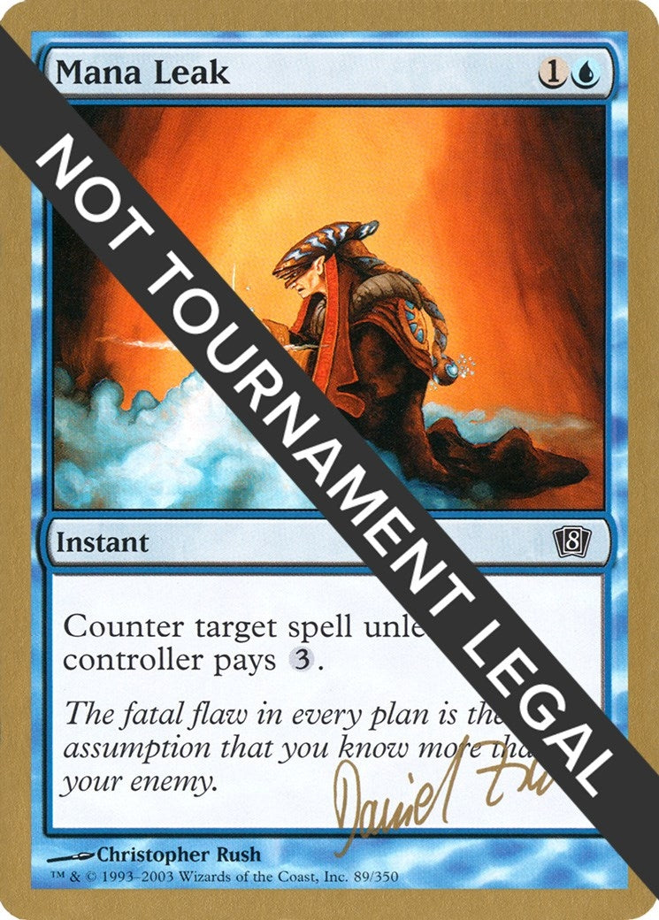 Mana Leak - 2003 Daniel Zink (8ED) (WCD)