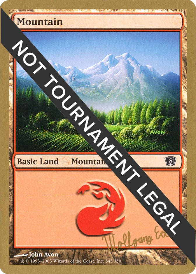 Mountain (343) - 2003 Wolfgang Eder (8ED) (WCD)