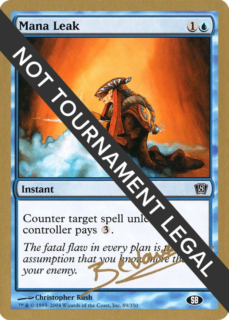 Mana Leak - 2004 Manuel Bevand (8ED) (SB) (WCD)
