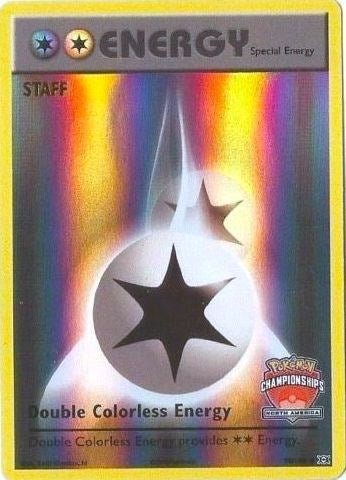 Double Colorless Energy - 90/108 (North America Championships) [Staff] (090/123) (PR)