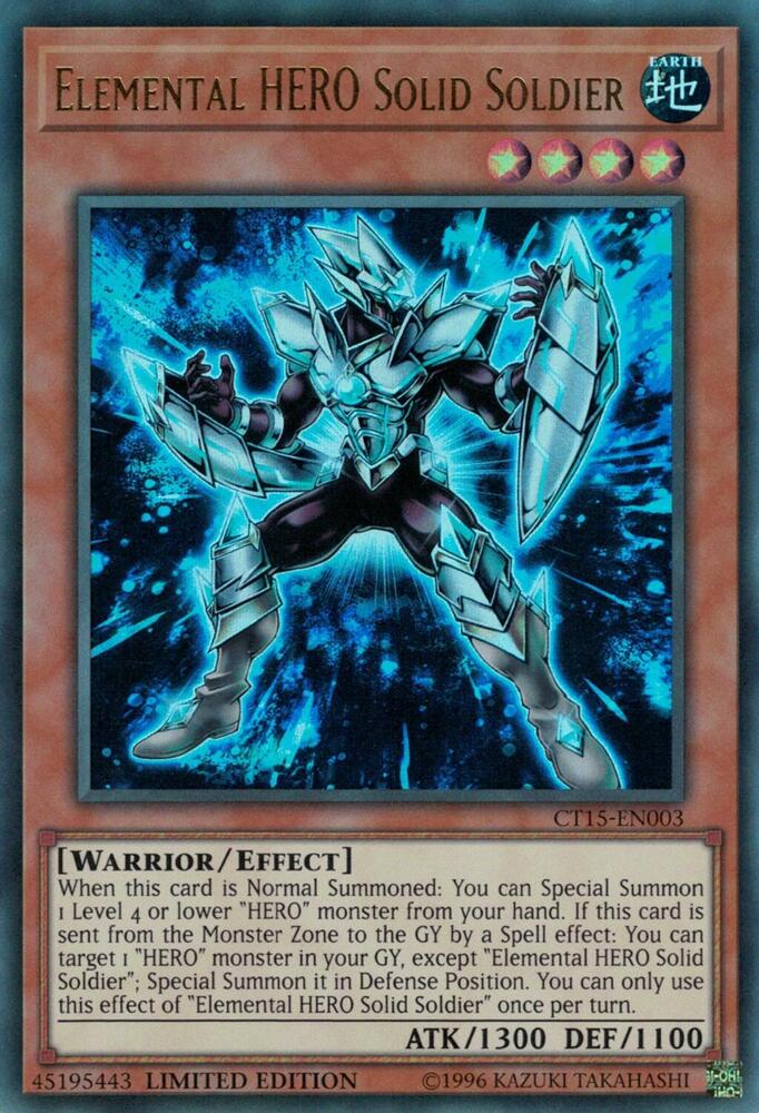 Elemental HERO Solid Soldier (CT15-EN003) (CT15)