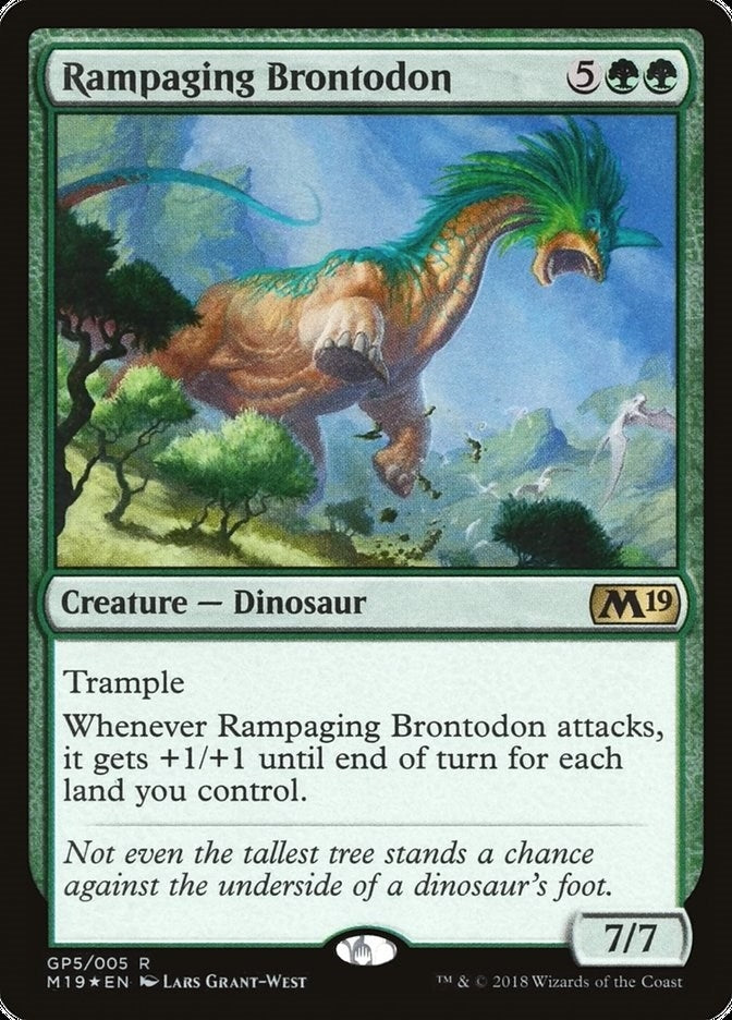 Rampaging Brontodon (2018 Gift Pack) (GP5) (GBP)
