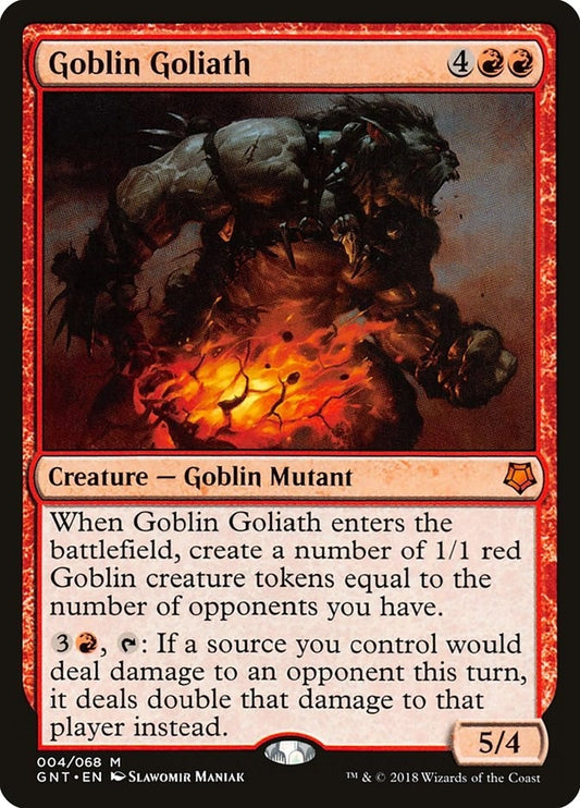 Image for Goblin Goliath (4) (GNT) - Magic: The Gathering