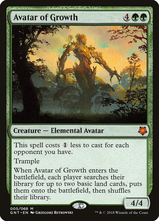 Image for Avatar of Growth (5) (GNT) - Magic: The Gathering